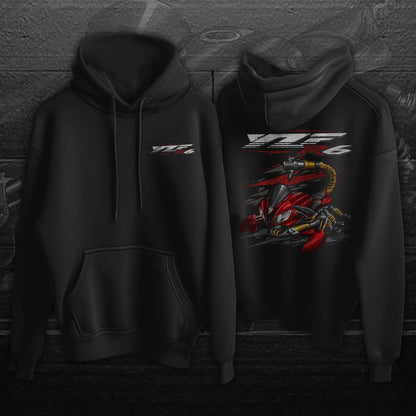Yamaha YZF-R6 Inspired Hoodies - Motorcycle Sweatshirt