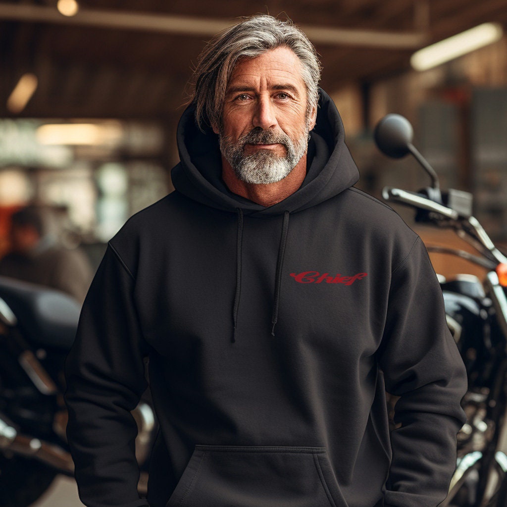 Indian Chief Hoodie - Motorcycle Sweatshirt for Biker