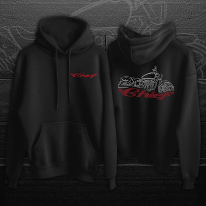 Indian Chief Hoodie - Motorcycle Sweatshirt for Biker