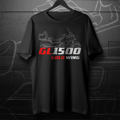 Honda GL 1500 Gold Wing Inspired T-Shirt - Motorcycle Tee Shirt for Riders