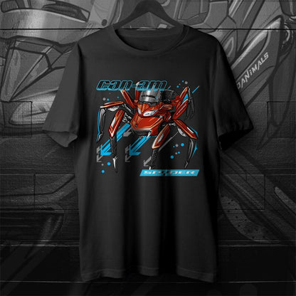 Can-Am Spyder F3 2019-24 T-Shirt - Motorcycle Tee Shirt for Riders