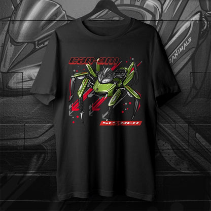 Can-Am Spyder F3 2019-24 T-Shirt - Motorcycle Tee Shirt for Riders