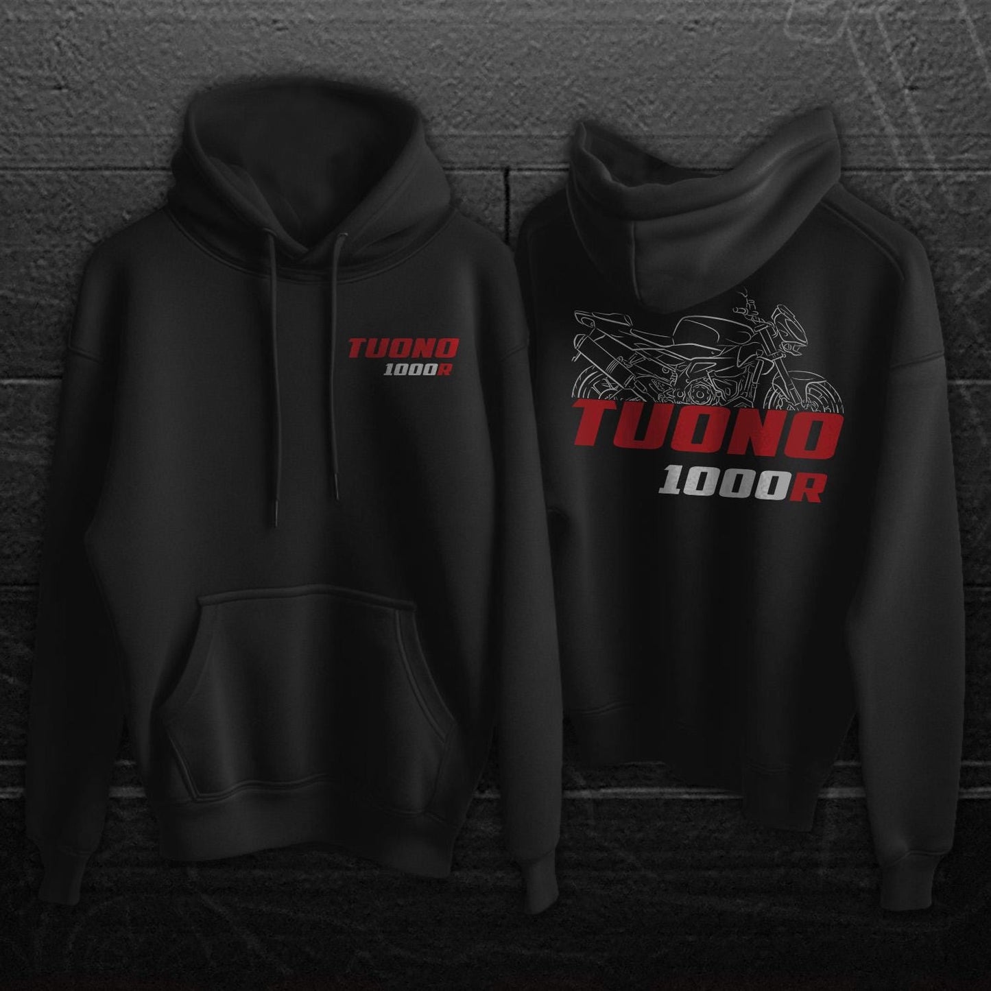 Aprilia Tuono 1000 Inspired Hoodie - Motorcycle Sweatshirt for Riders