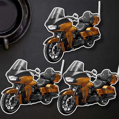 Harley Road Glide Limited FLTRK 2020 - 2023 Stickers - Set of 3 Motorcycle Decals for Bikers