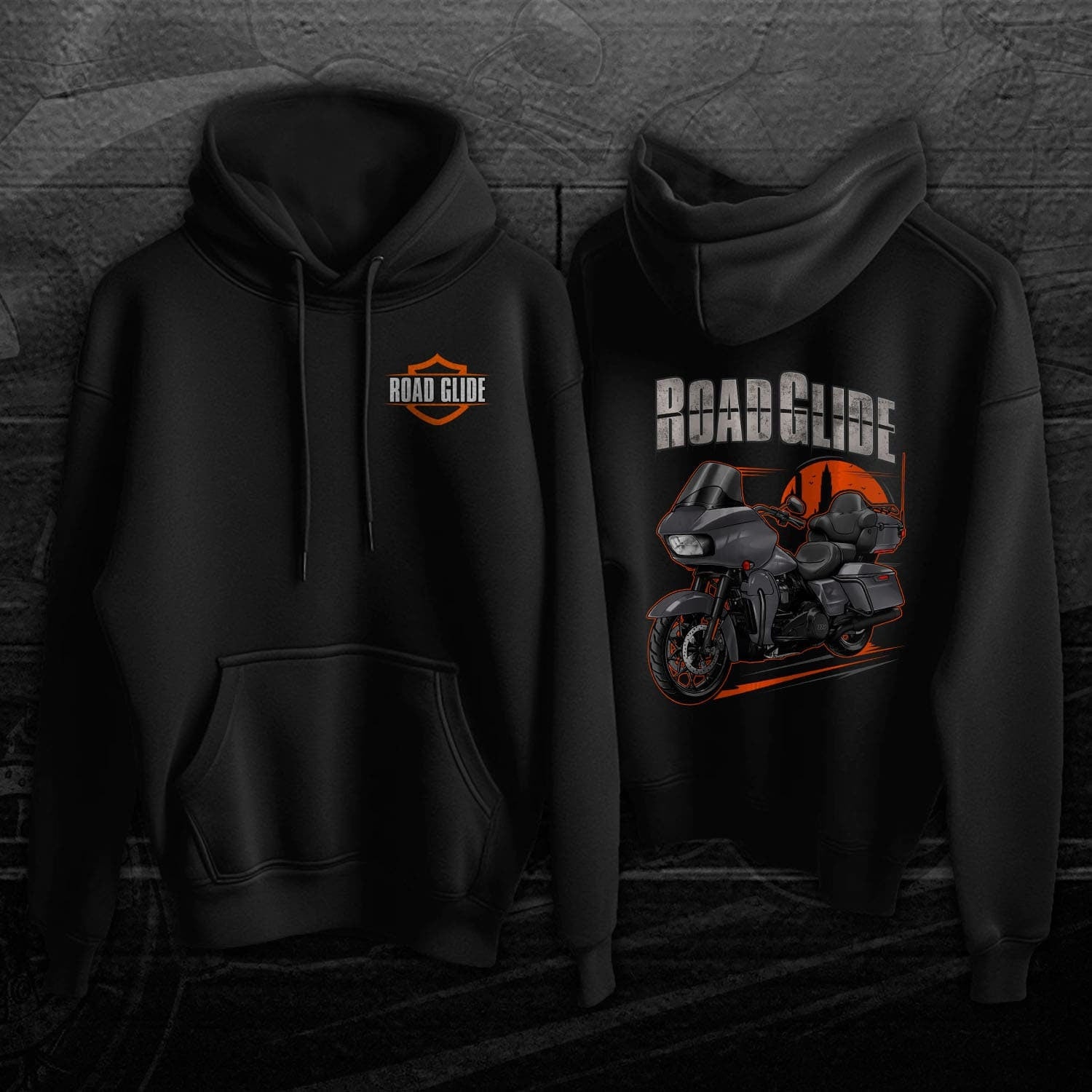 Harley Road Glide Limited FLTRK 2021 - 2022 Hoodie - Bikers Motorcycle Sweatshirt