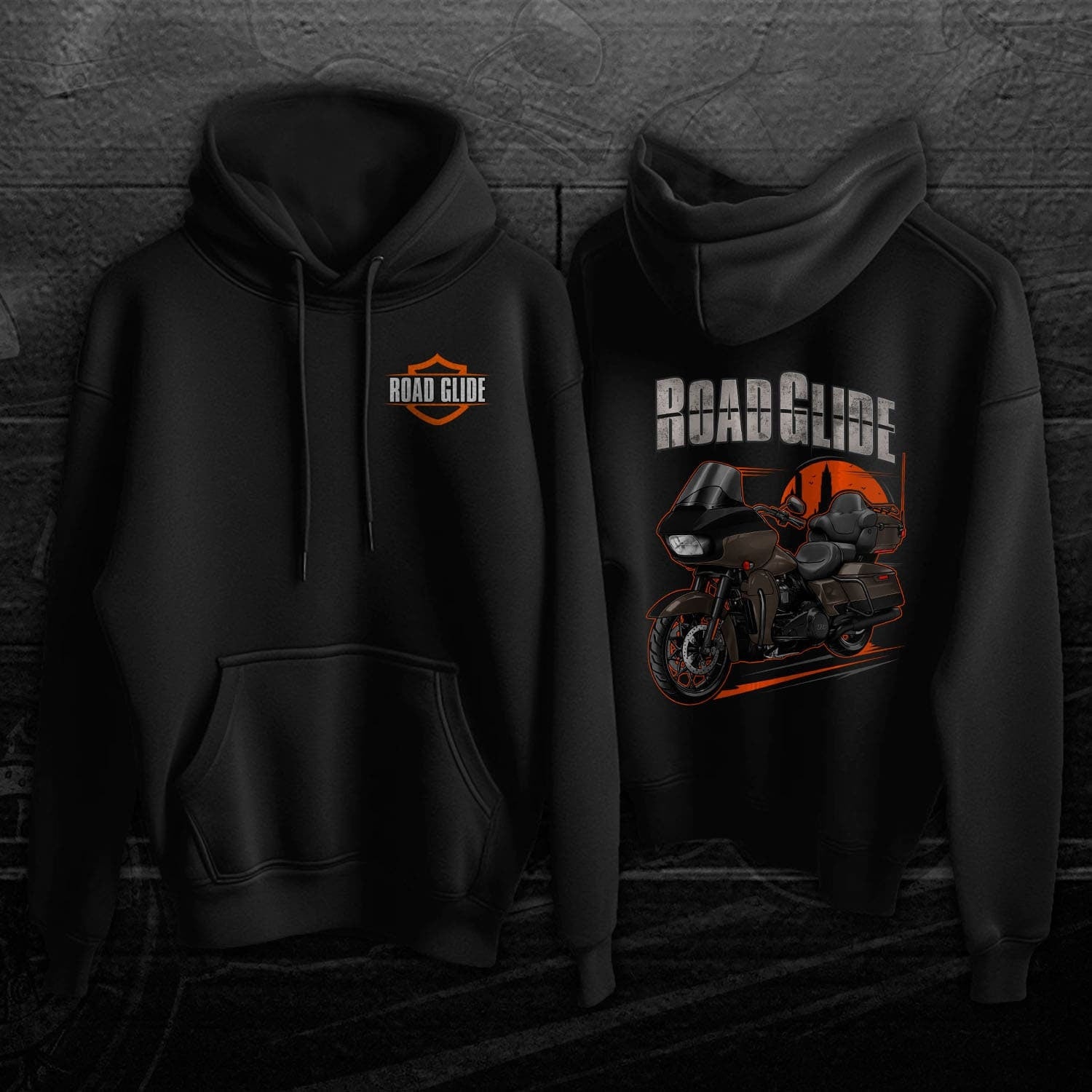 Harley Road Glide Limited FLTRK 2021 - 2022 Hoodie - Bikers Motorcycle Sweatshirt