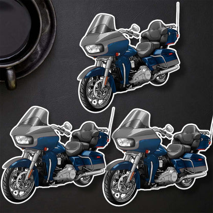 Harley Road Glide Limited FLTRK 2020 - 2023 Stickers - Set of 3 Motorcycle Decals for Bikers