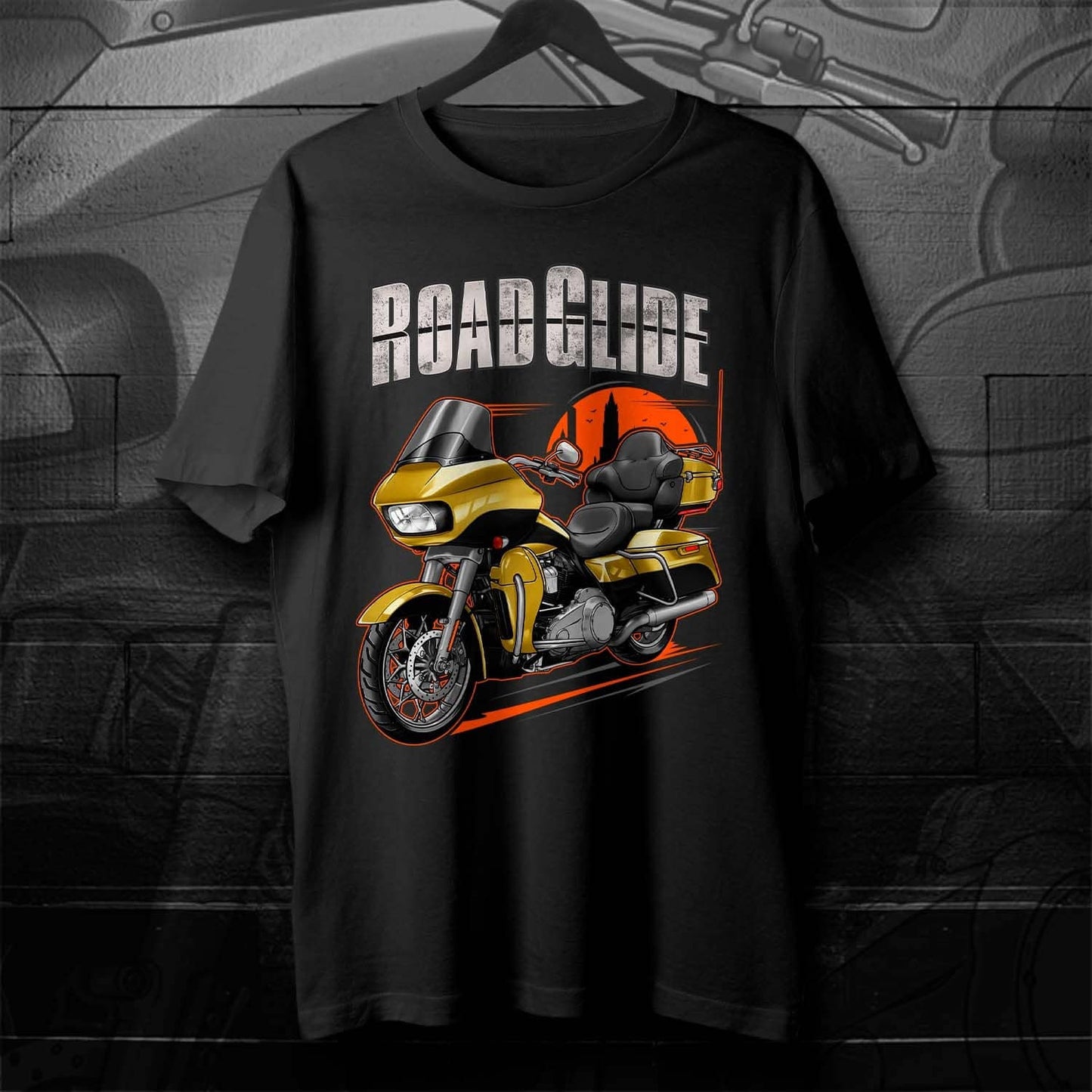 Harley Road Glide Ultra FLTRU 2016 - 2017 T-Shirt - Biker Motorcycle Tee Shirt