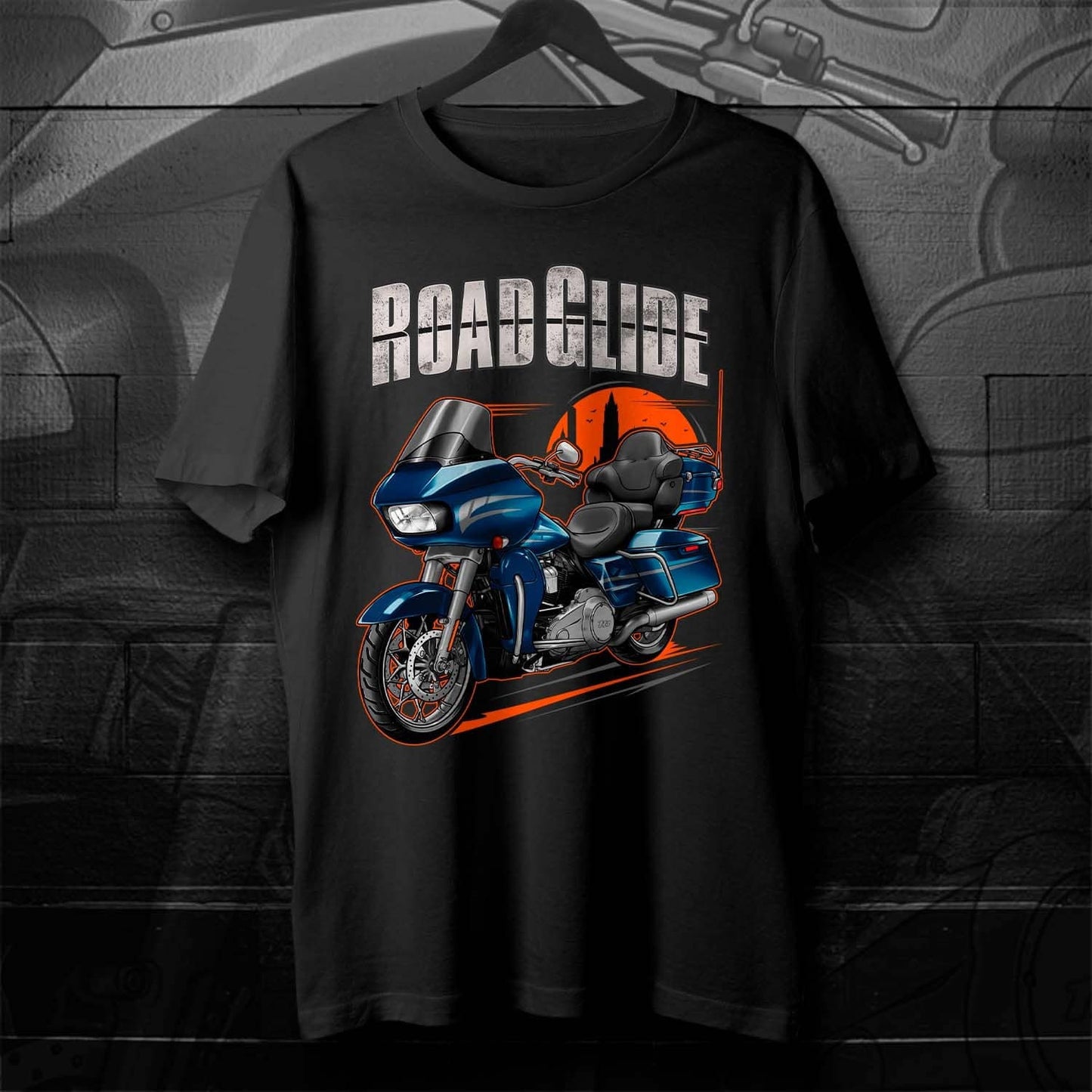 Harley Road Glide Ultra FLTRU 2016 - 2017 T-Shirt - Biker Motorcycle Tee Shirt