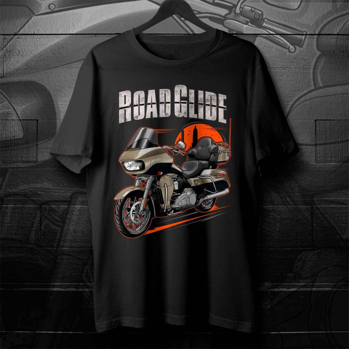 Harley Road Glide Ultra FLTRU 2016 - 2017 T-Shirt - Biker Motorcycle Tee Shirt