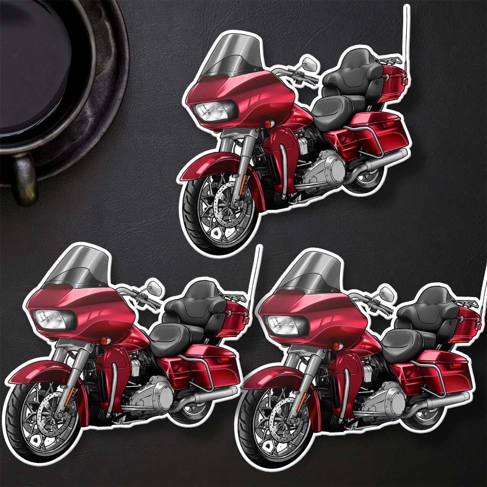 Harley Road Glide Ultra FLTRU 2016 - 2017 Stickers - Set of 3 Biker Motorcycle Decals