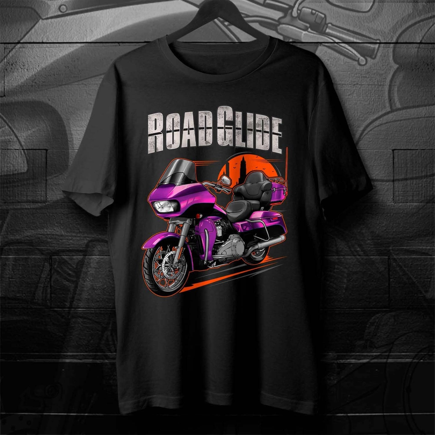 Harley Road Glide Ultra FLTRU 2016 - 2017 T-Shirt - Biker Motorcycle Tee Shirt