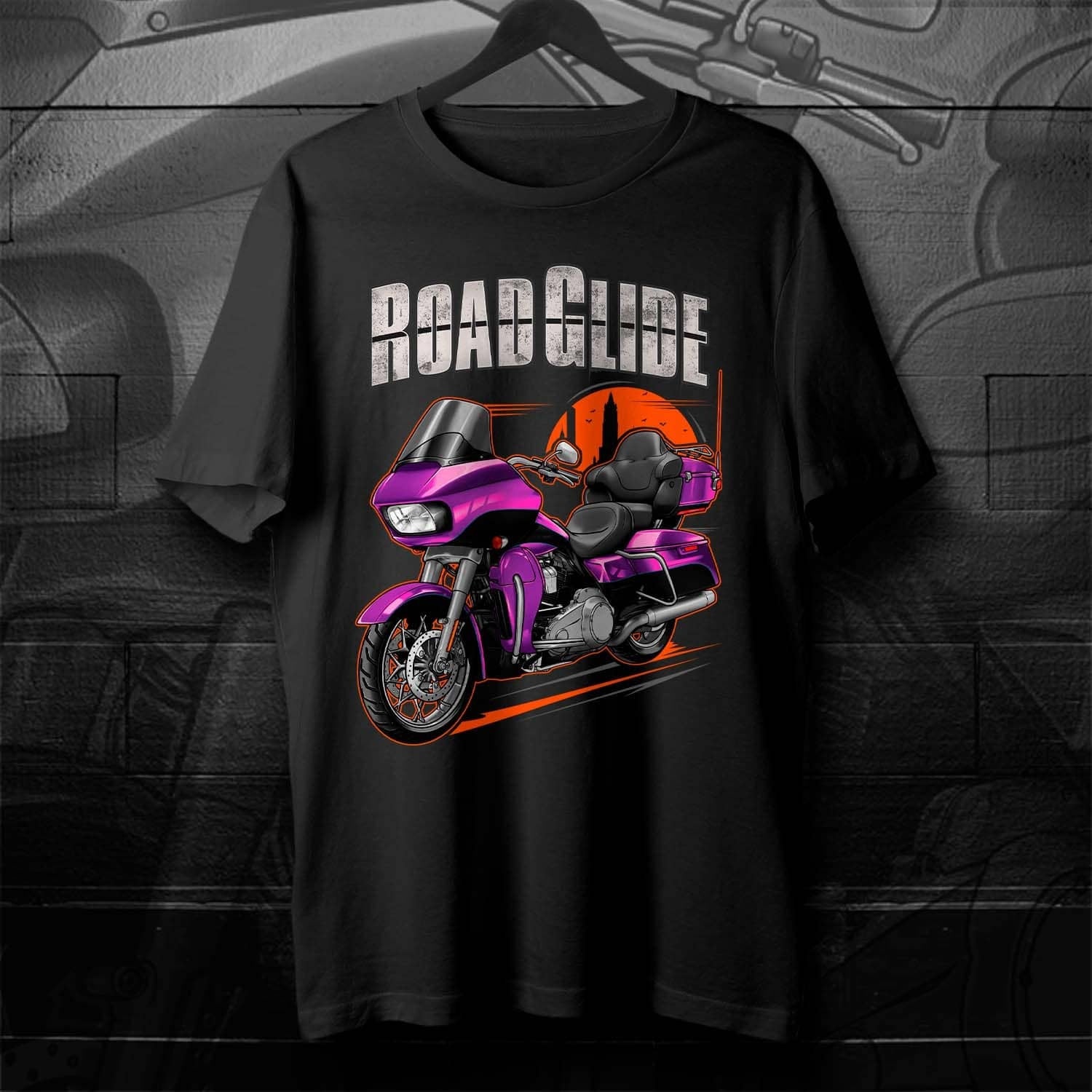Harley Road Glide Ultra FLTRU 2016 - 2017 T-Shirt - Biker Motorcycle Tee Shirt