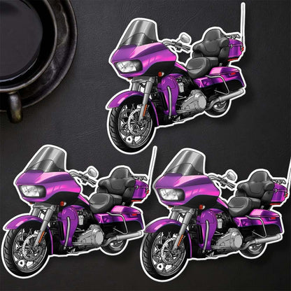 Harley Road Glide Ultra FLTRU 2016 - 2017 Stickers - Set of 3 Biker Motorcycle Decals
