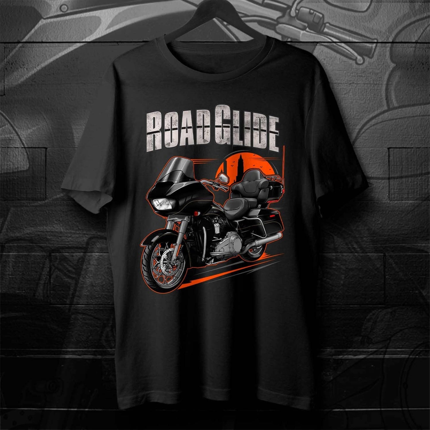 Harley Road Glide Ultra FLTRU 2016 - 2017 T-Shirt - Biker Motorcycle Tee Shirt