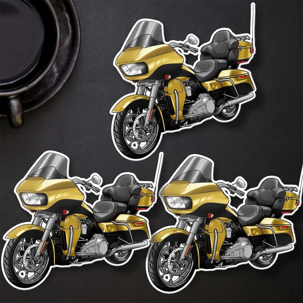 Harley Road Glide Ultra FLTRU 2016 - 2017 Stickers - Set of 3 Biker Motorcycle Decals