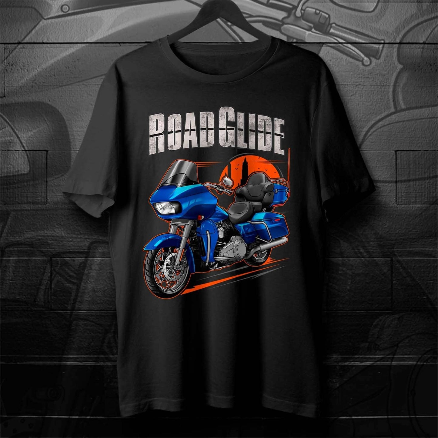 Harley Road Glide Ultra FLTRU 2016 - 2017 T-Shirt - Biker Motorcycle Tee Shirt