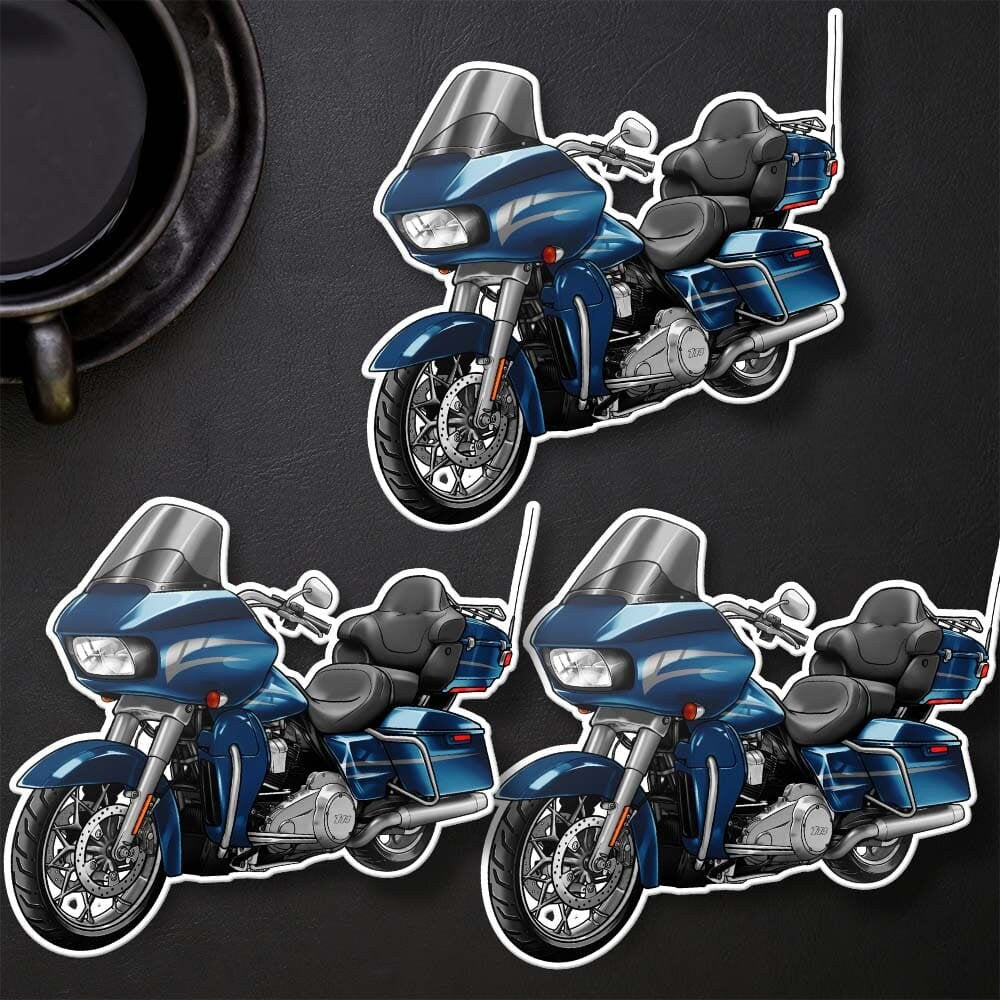 Harley Road Glide Ultra FLTRU 2016 - 2017 Stickers - Set of 3 Biker Motorcycle Decals