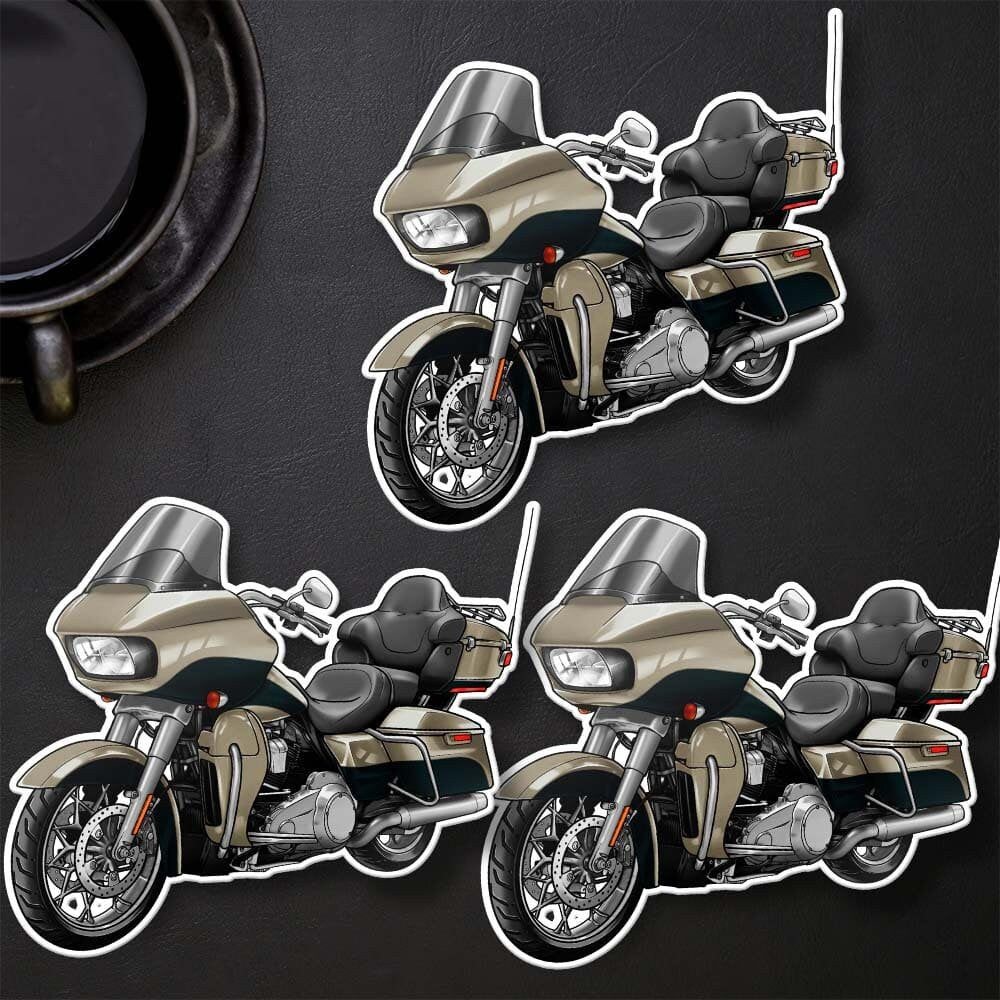 Harley Road Glide Ultra FLTRU 2016 - 2017 Stickers - Set of 3 Biker Motorcycle Decals