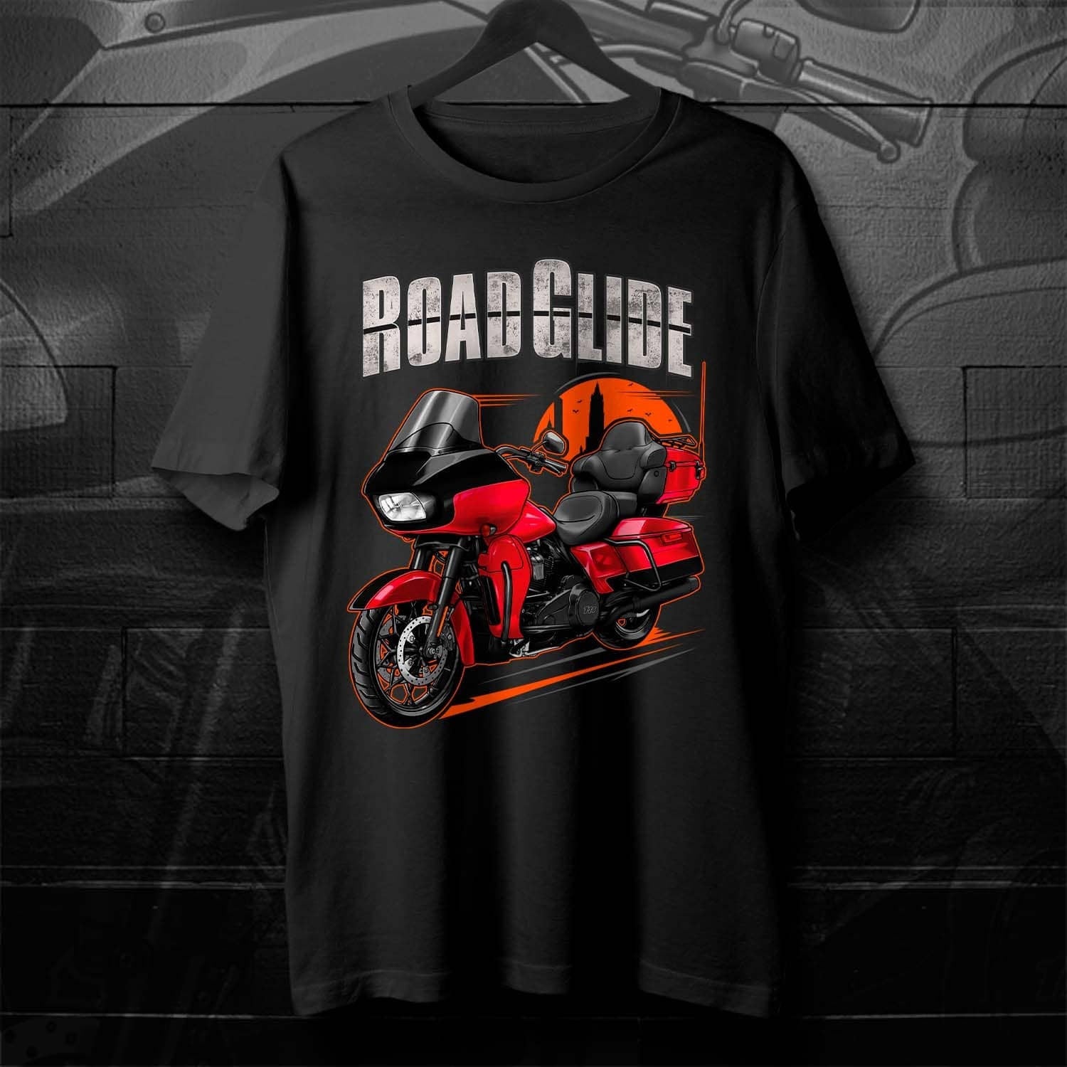 Harley Road Glide Limited FLTRK 2020 T-Shirt - Motorcycle Tee Shirt for Bikers