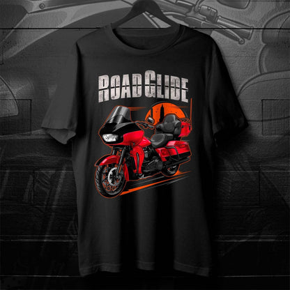 Harley Road Glide Limited FLTRK 2020 T-Shirt - Motorcycle Tee Shirt for Bikers