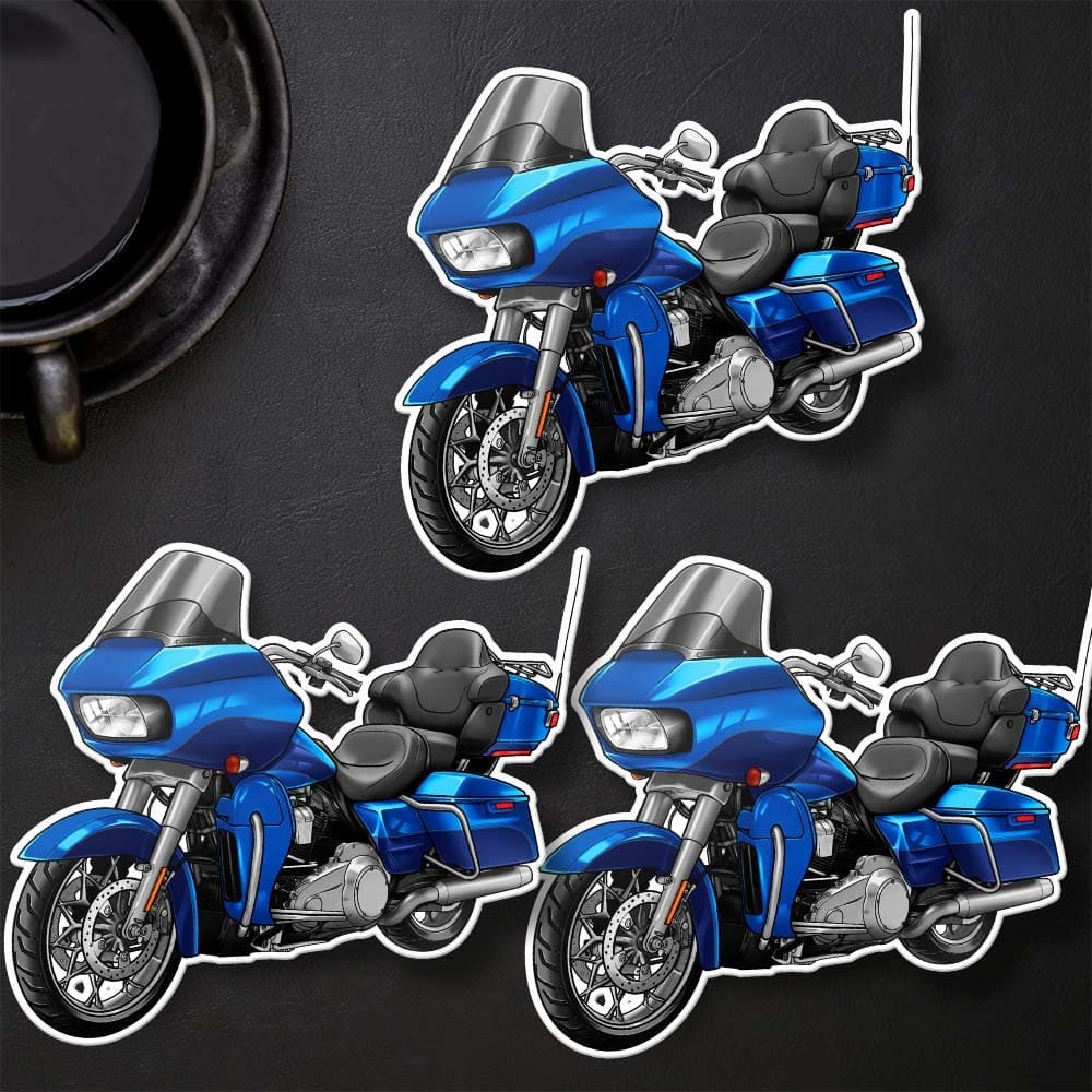 Harley Road Glide Ultra FLTRU 2016 - 2017 Stickers - Set of 3 Biker Motorcycle Decals