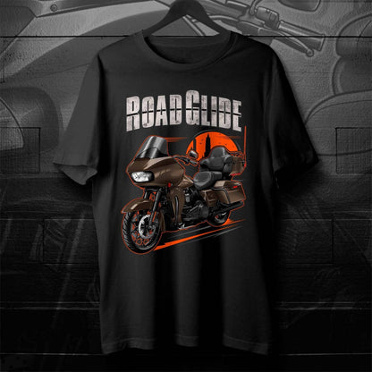 Harley Road Glide Limited FLTRK 2020 T-Shirt - Motorcycle Tee Shirt for Bikers
