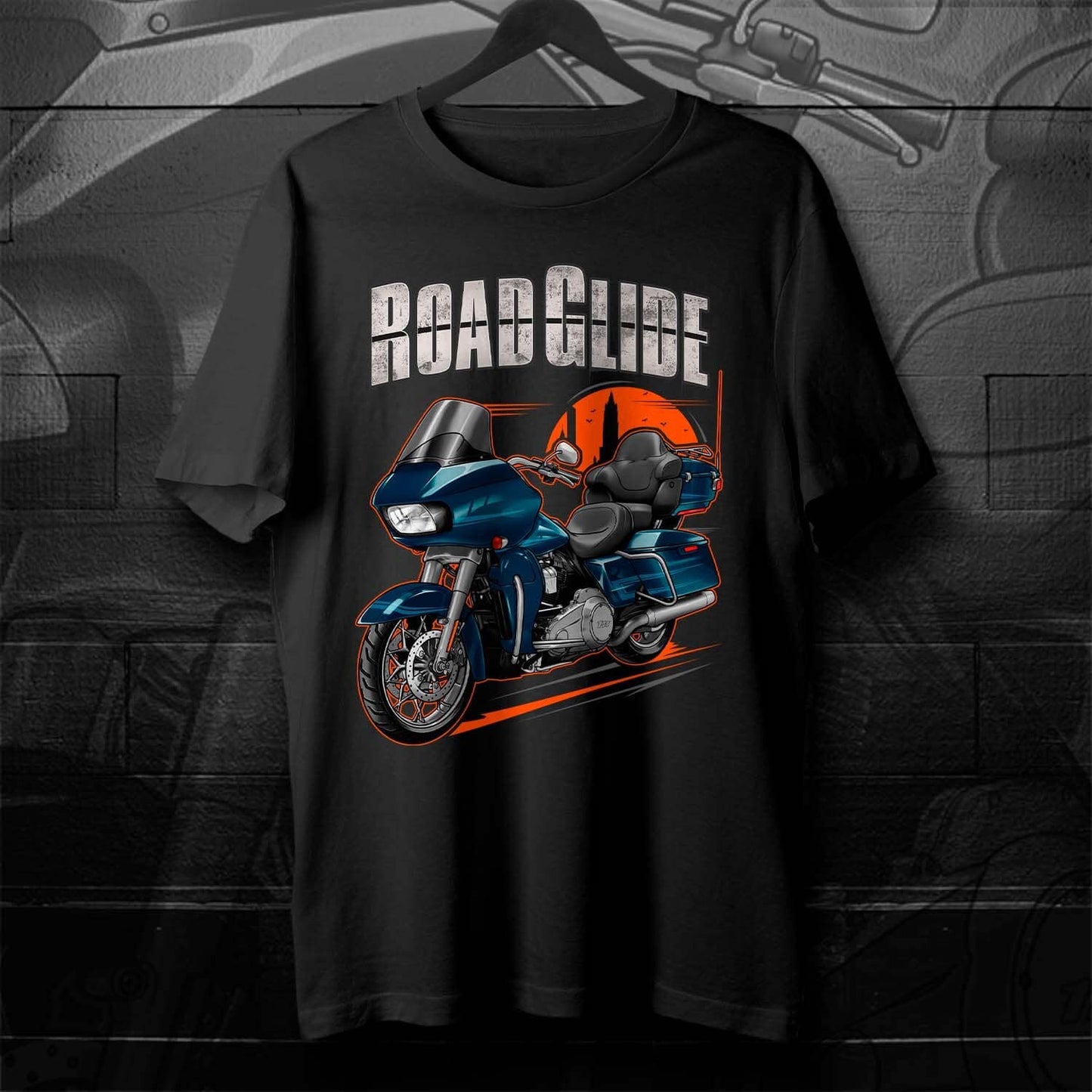 Harley Road Glide Limited FLTRK 2020 T-Shirt - Motorcycle Tee Shirt for Bikers