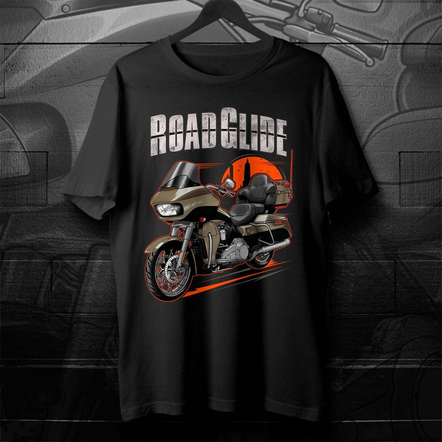 Harley Road Glide Ultra FLTRU 2018 - 2019 T-Shirt - Biker Motorcycle Tee Shirt