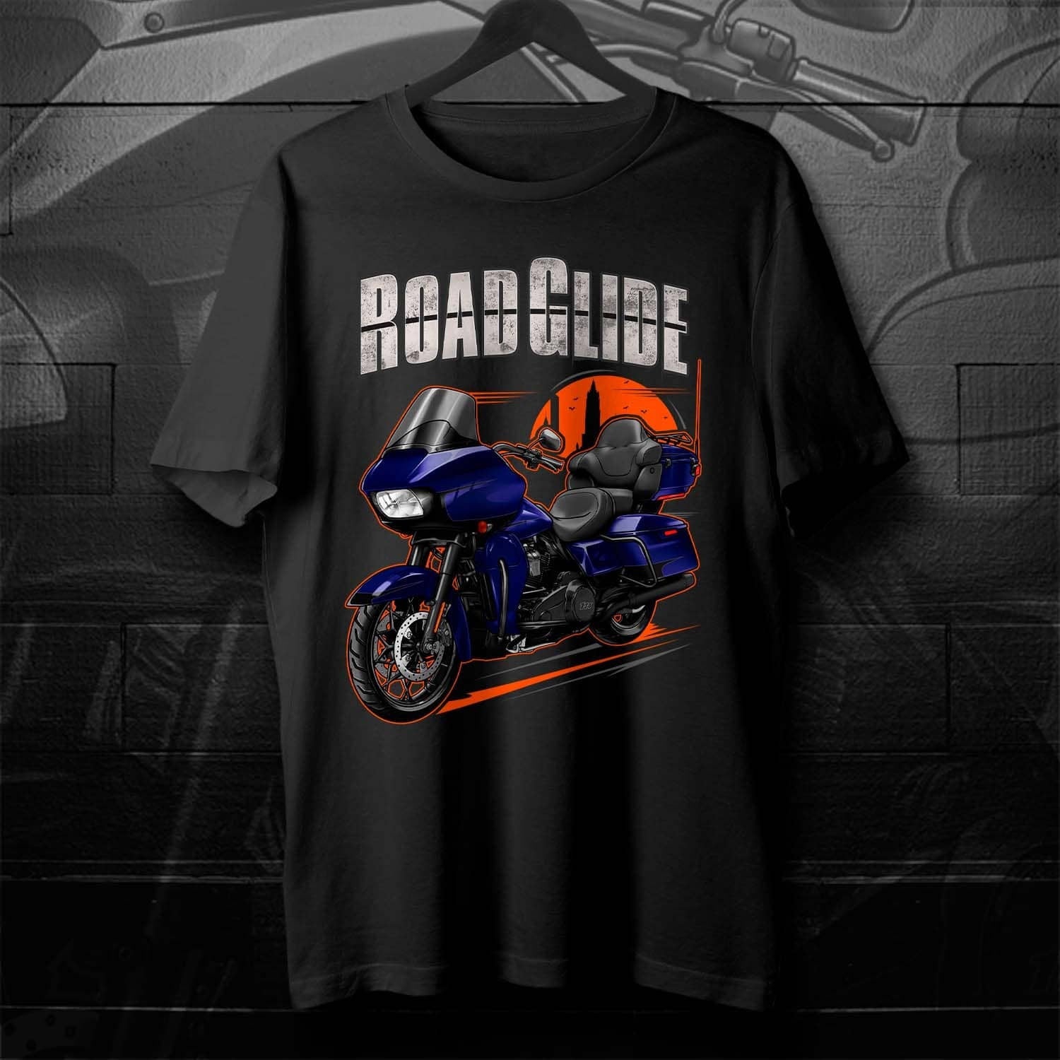 Harley Road Glide Limited FLTRK 2020 T-Shirt - Motorcycle Tee Shirt for Bikers