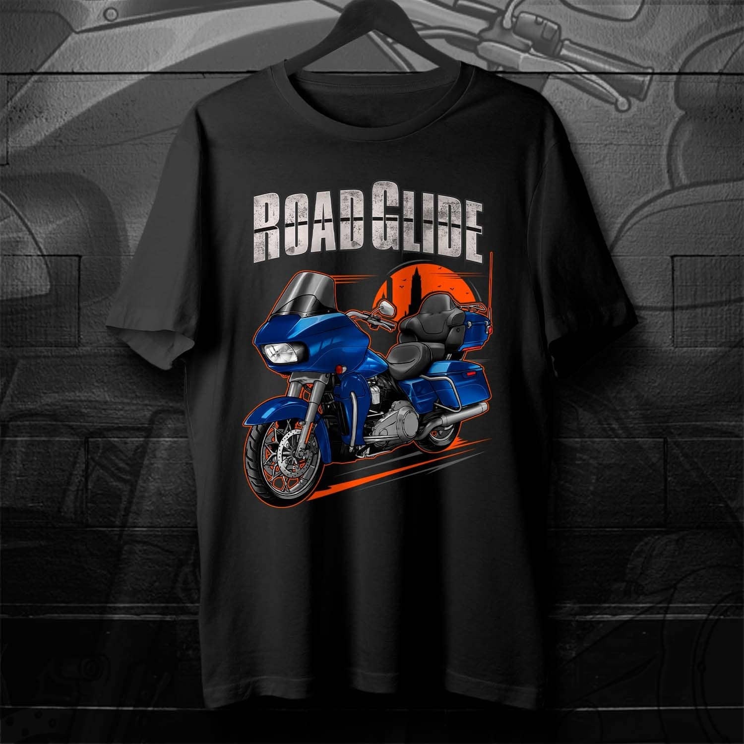 Harley Road Glide Ultra FLTRU 2018 - 2019 T-Shirt - Biker Motorcycle Tee Shirt