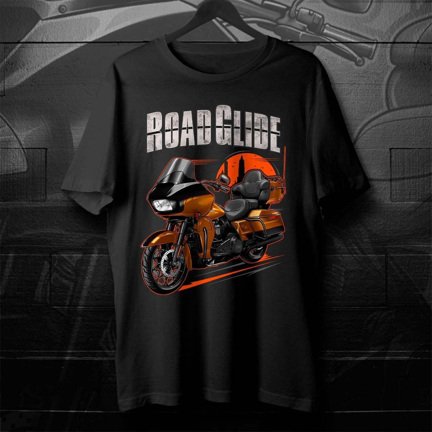 Harley Road Glide Limited FLTRK 2020 - 2023 T-Shirt - Motorcycle Tee Shirt for Bikers