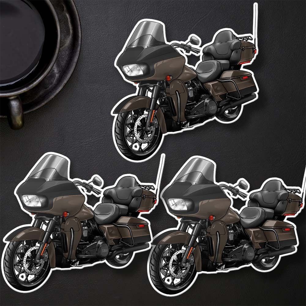 Harley Road Glide Limited FLTRK 2021 - 2022 Stickers - Set of 3 Biker Motorcycle Decals