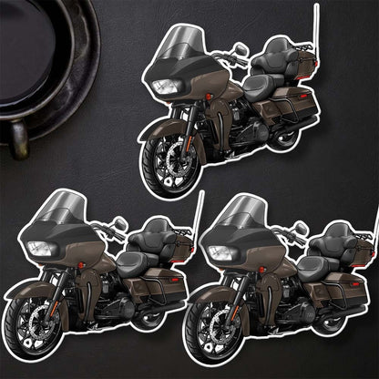 Harley Road Glide Limited FLTRK 2021 - 2022 Stickers - Set of 3 Biker Motorcycle Decals