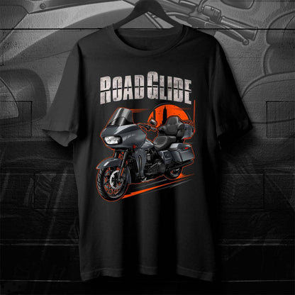 Harley Road Glide Limited FLTRK 2020 - 2023 T-Shirt - Motorcycle Tee Shirt for Bikers
