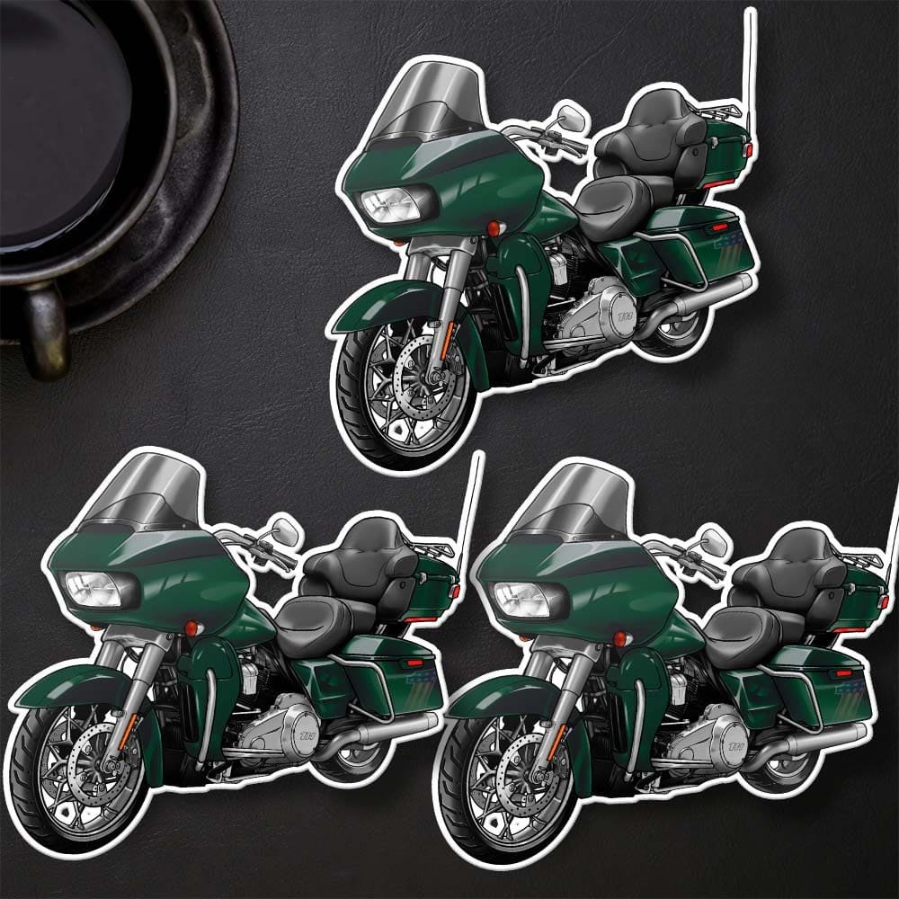 Harley Road Glide Limited FLTRK 2021 - 2022 Stickers - Set of 3 Biker Motorcycle Decals