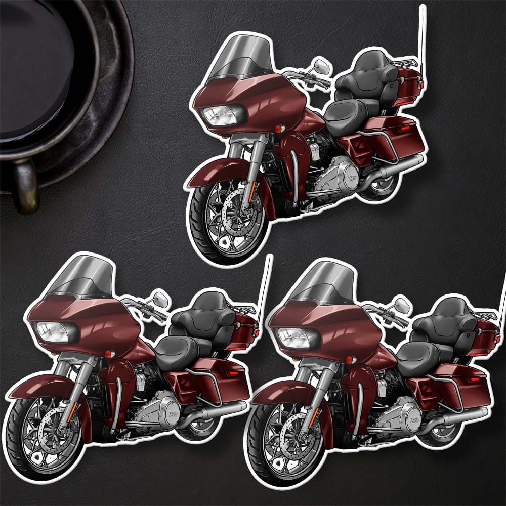 Harley Road Glide Limited FLTRK 2021 - 2022 Stickers - Set of 3 Biker Motorcycle Decals