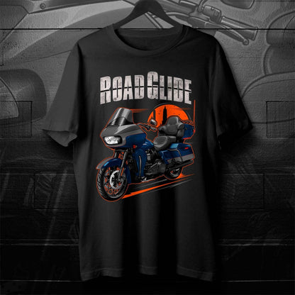 Harley Road Glide Limited FLTRK 2020 - 2023 T-Shirt - Motorcycle Tee Shirt for Bikers