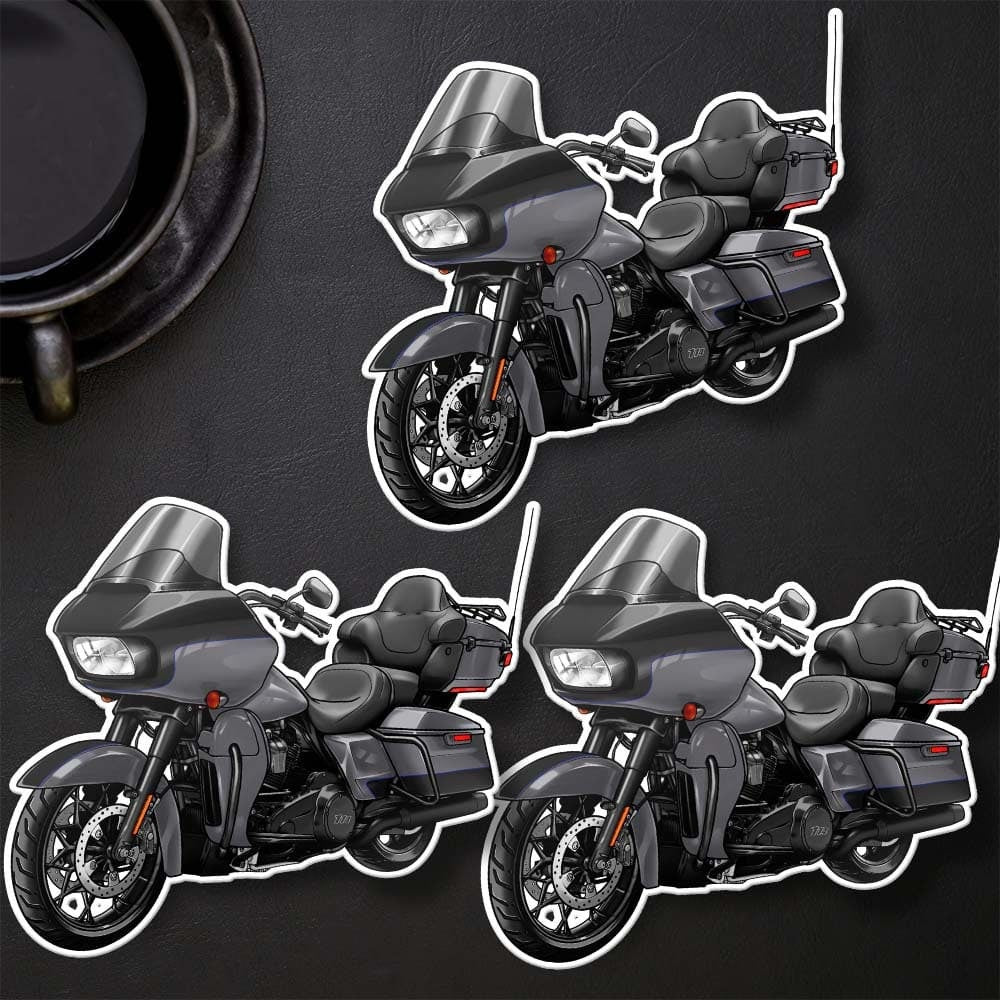 Harley Road Glide Limited FLTRK 2021 - 2022 Stickers - Set of 3 Biker Motorcycle Decals