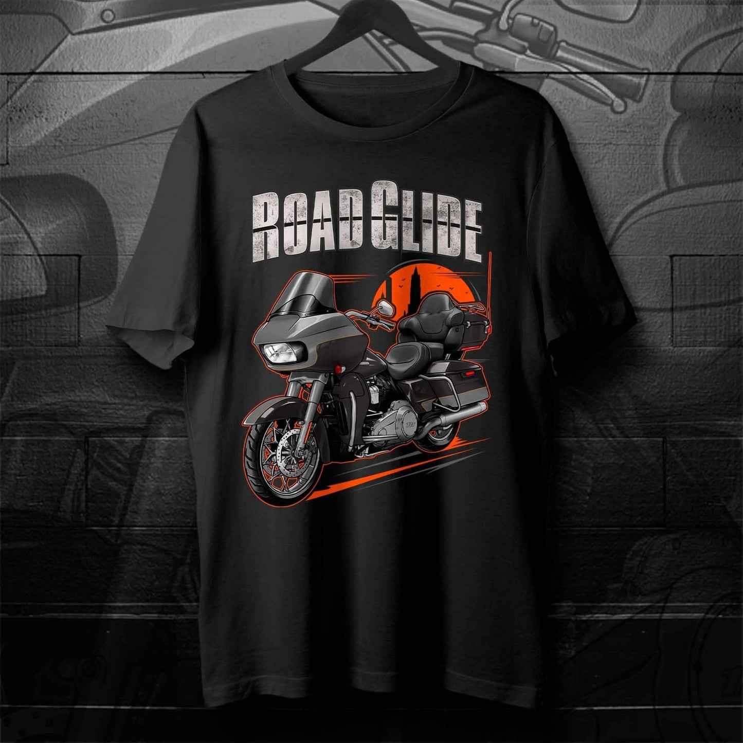 Harley Road Glide Limited FLTRK 2020 - 2023 T-Shirt - Motorcycle Tee Shirt for Bikers