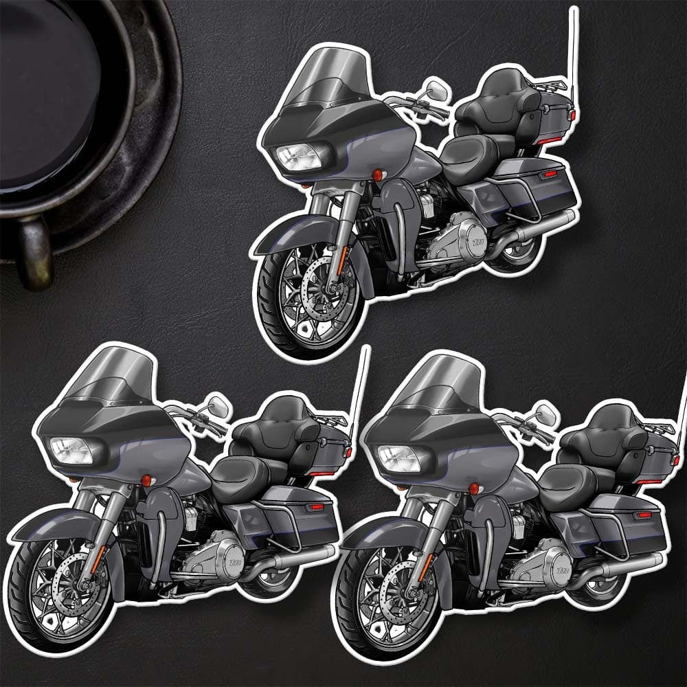 Harley Road Glide Limited FLTRK 2021 - 2022 Stickers - Set of 3 Biker Motorcycle Decals