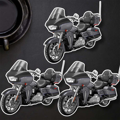 Harley Road Glide Limited FLTRK 2021 - 2022 Stickers - Set of 3 Biker Motorcycle Decals