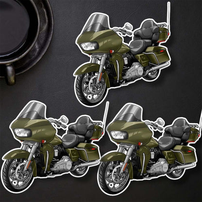 Harley Road Glide Limited FLTRK 2021 - 2022 Stickers - Set of 3 Biker Motorcycle Decals