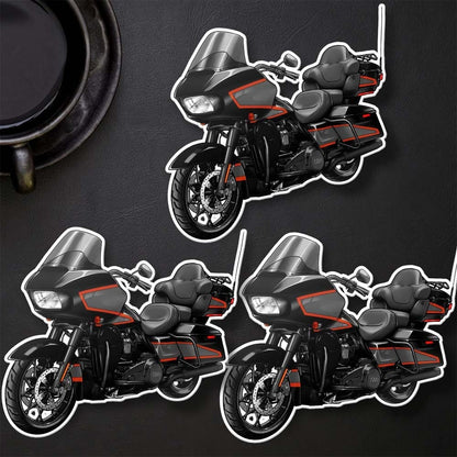 Harley Road Glide Limited FLTRK 2021 - 2022 Stickers - Set of 3 Biker Motorcycle Decals