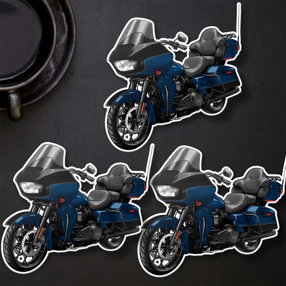 Harley Road Glide Limited FLTRK 2021 - 2022 Stickers - Set of 3 Biker Motorcycle Decals