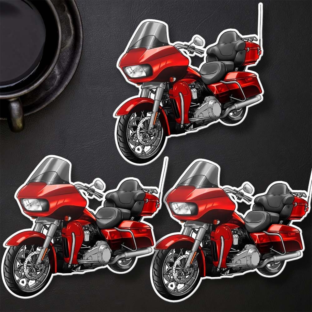 Harley Road Glide Ultra FLTRU 2018 - 2019 Stickers - Set of 3 Biker Motorcycle Decals