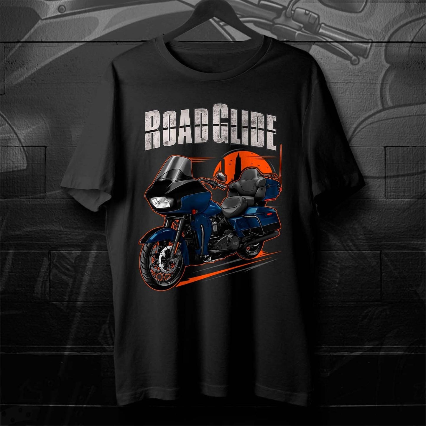 Harley Road Glide Limited FLTRK 2021 - 2022 T-Shirt - Biker Motorcycle Tee Shirt