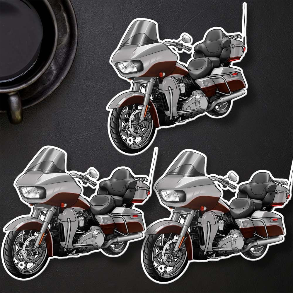 Harley Road Glide Ultra FLTRU 2018 - 2019 Stickers - Set of 3 Biker Motorcycle Decals