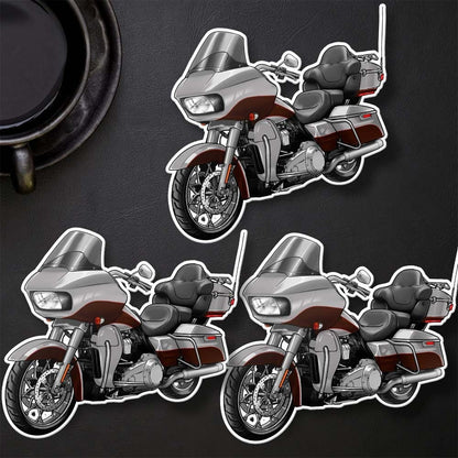 Harley Road Glide Ultra FLTRU 2018 - 2019 Stickers - Set of 3 Biker Motorcycle Decals
