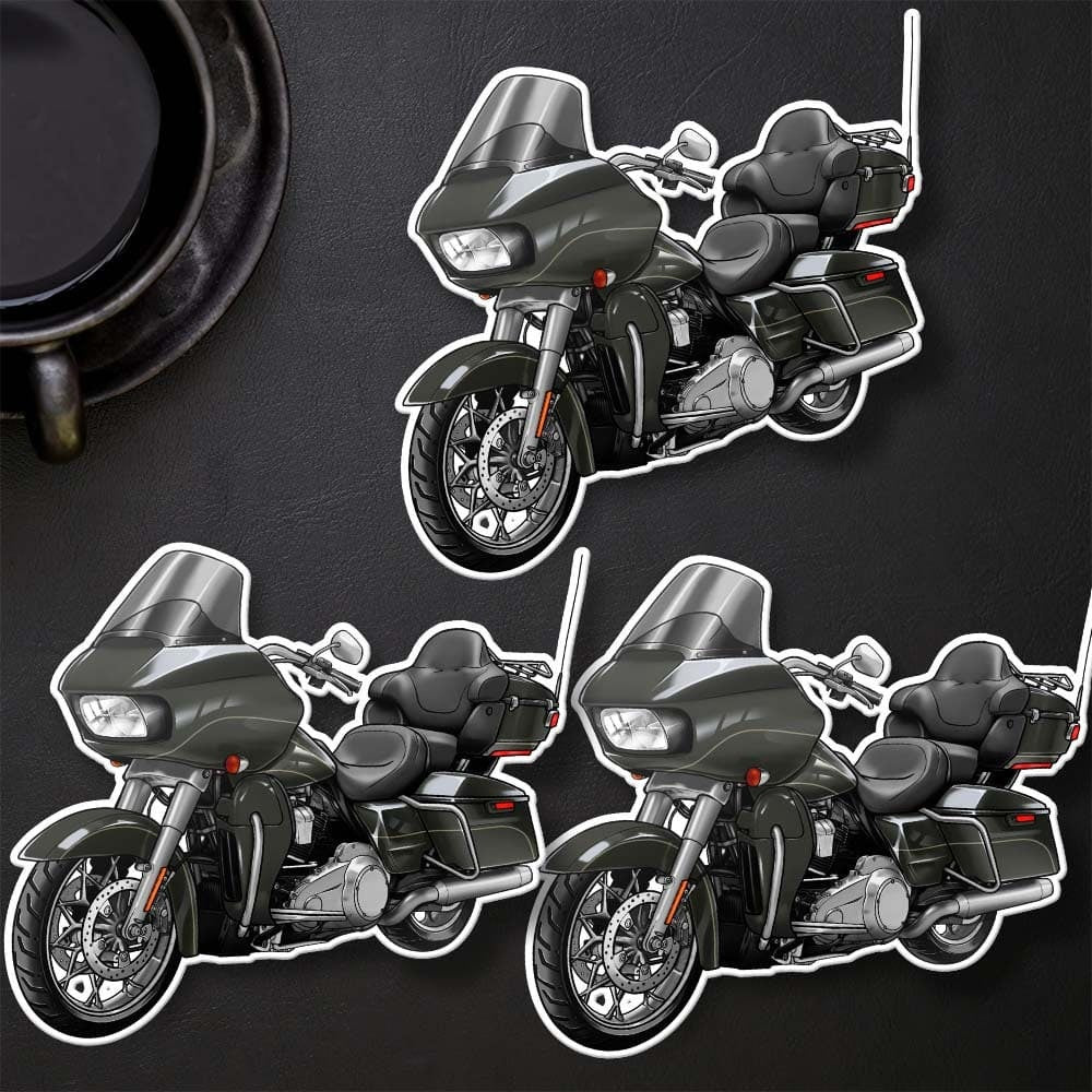 Harley Road Glide Ultra FLTRU 2018 - 2019 Stickers - Set of 3 Biker Motorcycle Decals